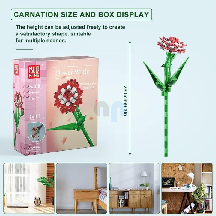 Actual product image Mould King Country Carnation