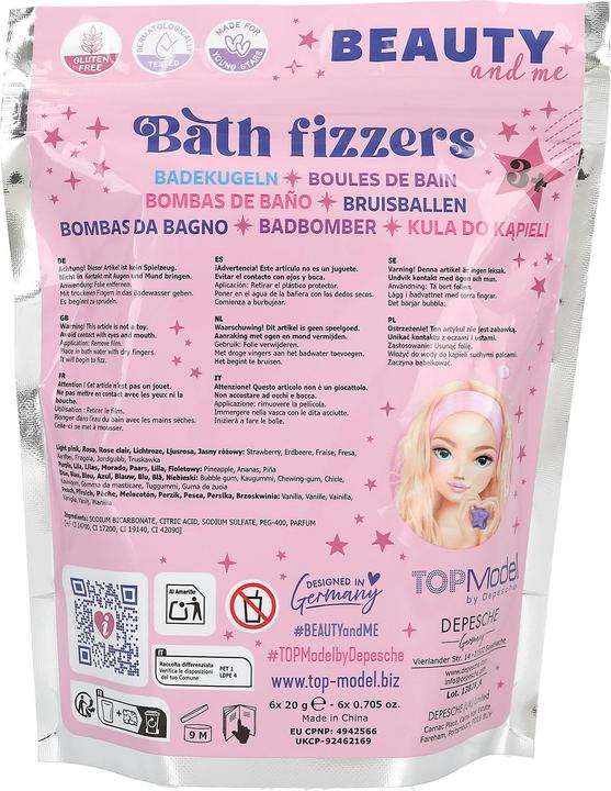 Actual product image Top Model TOPModel - Bathfizzer Star BEAUTY and ME - 20g (Bath bombs)