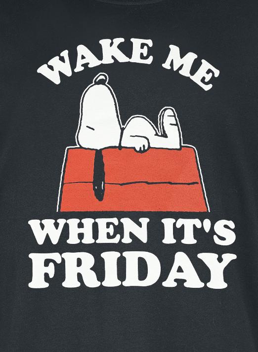 Produktbild Peanuts Snoopy - Wake Me When It's Friday (M)