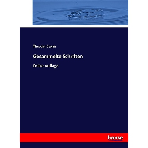 Gesammelte Schriften, Fachbücher von Theodor Storm