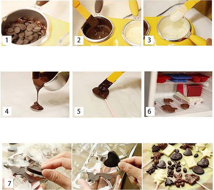 Actual product image Zerodis Chocolate Melting Pot, Yellow