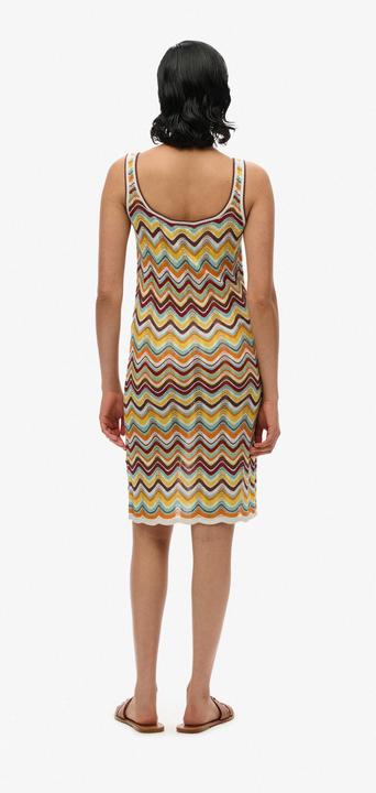 Image du produit Superdry Robe courte en maille zigzag (L)