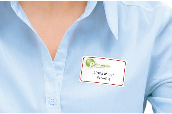 Actual product image HERMA A4 removable name labels