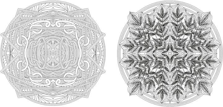 Produktbild Blumen-Mandalas (Ausmalbuch zur kreativen Stressbewältigung)