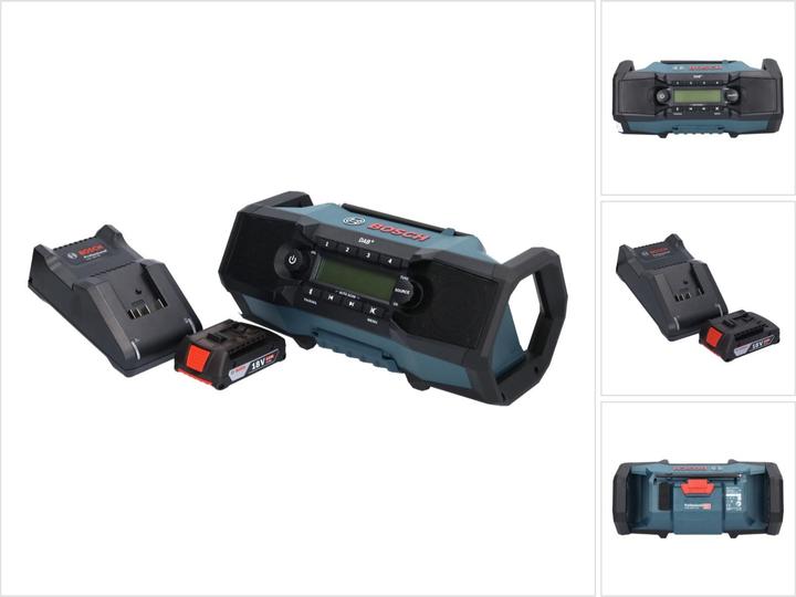Produktbild Bosch Professional GPB 18V-2 SC Professional Akku Baustellenradio 18 V DAB+ Bluetooth AUX + 1x Akku 2,0 Ah + Lade (DAB+, FM, Bluetooth)