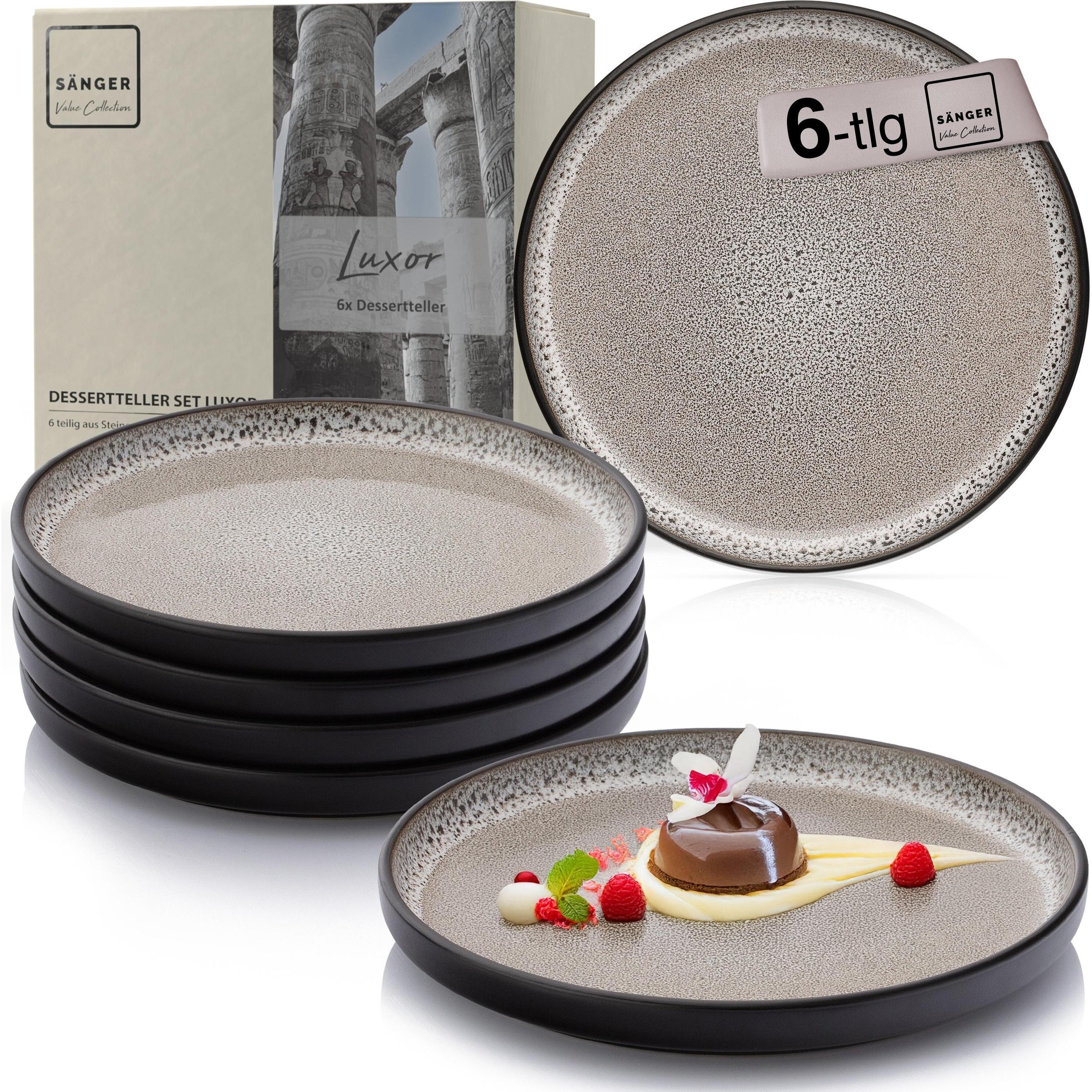 Thumbnail - Sänger Dessertteller Set Luxor, Teller, Braun