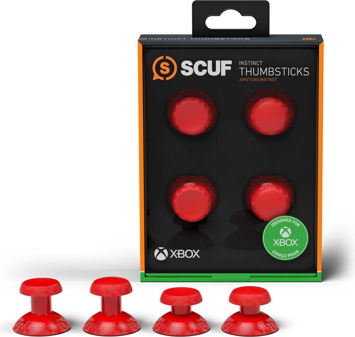 Produktbild Scuf Instinct Thumbstick 4 pack (Short & Long Concave and Short & Long Domed) - Red