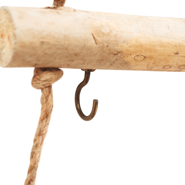 Actual product image VBS Hanging driftwood ladder, with hooks, 38 x 76 cm (38 x 76 cm)