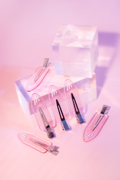Actual product image Mermade Grip Clips Pink