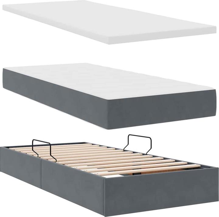 Image du produit vidaXL Modernes Bett (100 x 200 cm)