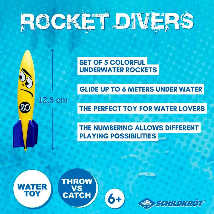 Produktbild Schildkröt Rocket Divers Set 5 Stück