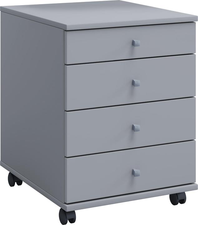 Image du produit VCM Armoire de bureau en bois Caisson à roulettes Lona avec tiroir (42 x 50 x 57 cm)