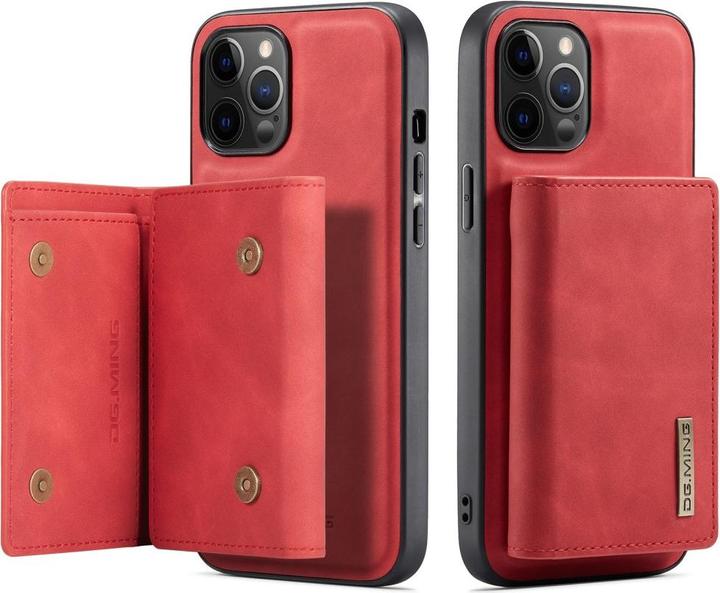 Produktbild Cover-Discount iPhone 13 mini - Hülle mit Kreditkarten Etui rot (Apple iPhone 13 mini)