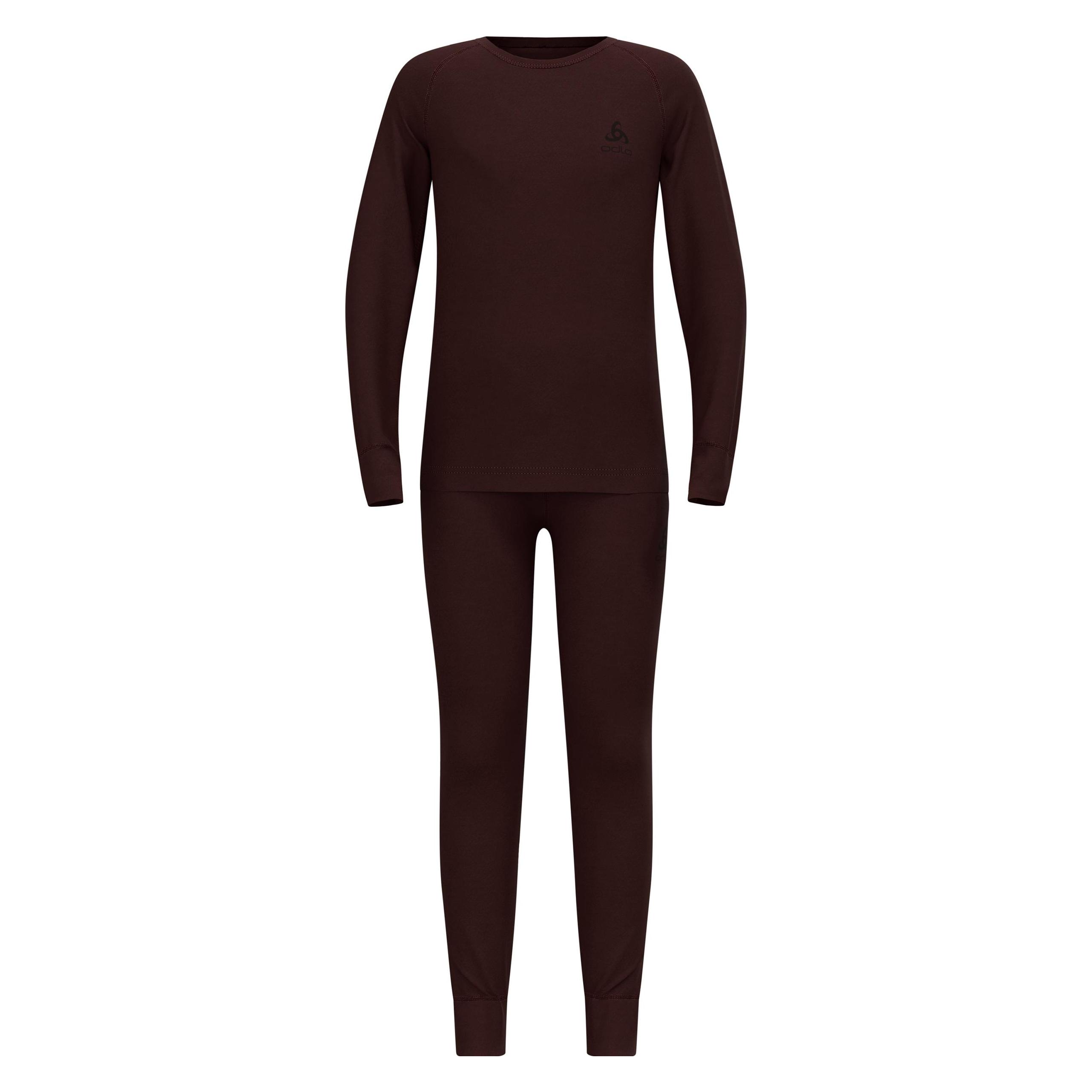 Odlo, Vrouwen, Functionele Broek, Natuurlijk 200 Set (152), Bruin, 152