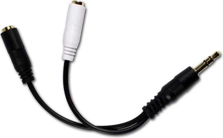 Produktbild fontastic Univ. Splitter Klinke 3,5mm 1xM, 2xW (3.5mm Klinke (AUX))