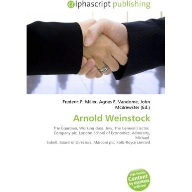 Arnold Weinstock, Fachbücher