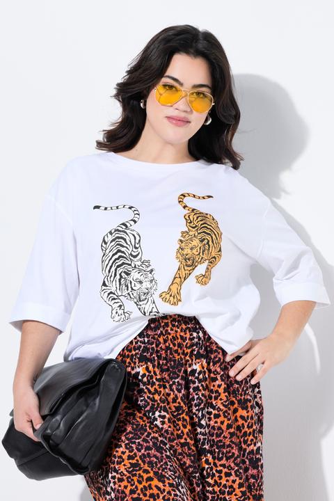 Actual product image Angel of Style T-Shirt, Boxy Fit, Tiger, 3/4-Ärmel (46)