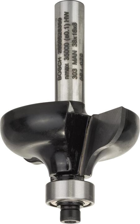 Produktbild Bosch Professional Zubehör Kantenformfräser G, 8 mm, R1 6,35 mm, D 38 mm, L 15,7 mm, G 57 mm