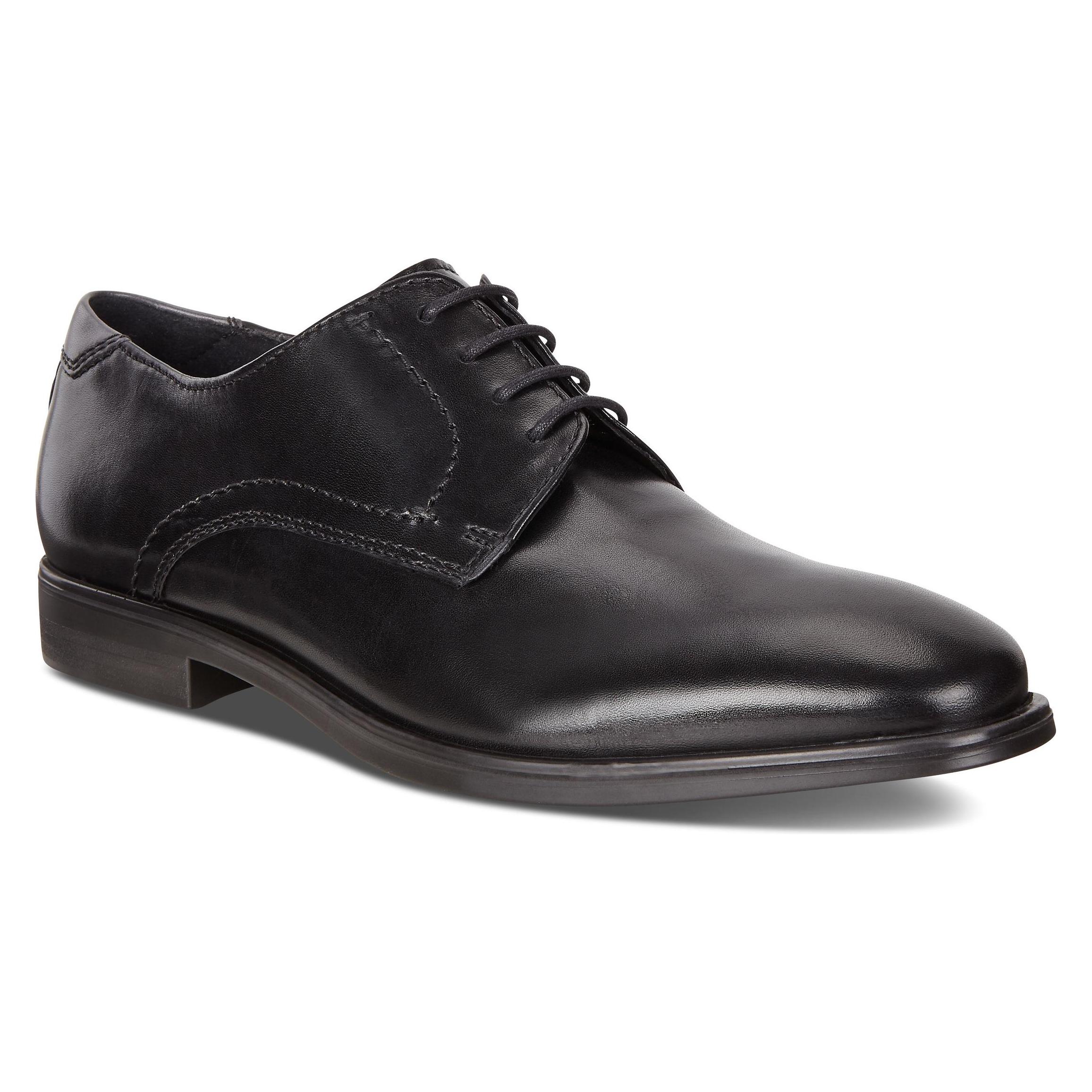 Ecco, Mannen, Lace-Ups, Zakelijke Schoenen, Zwart, (42)