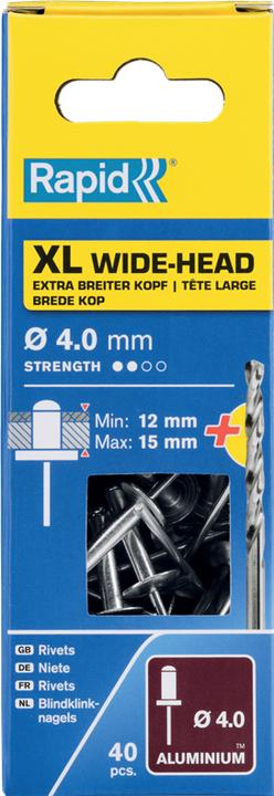 Produktbild Rapid XL Blindniete Ø 4,0 x 18 mm