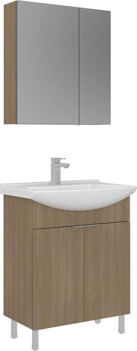 Produktbild Homitis Purus 65 Bathroom Cabinet With Sink & Mirror Set (2 Pieces)