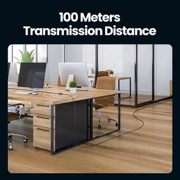 Actual product image Ugreen - Adapter NW261 (15117) - RJ45 Ethernet Connector, 1.5A, 10Gbps, Aluminum Alloy - Black