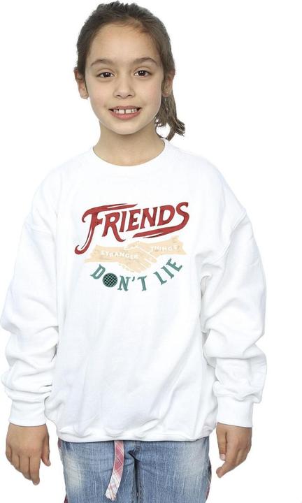 Produktbild Netflix Stranger Things Friends Don't Lie Hands Sweatshirt Mädchen (128)
