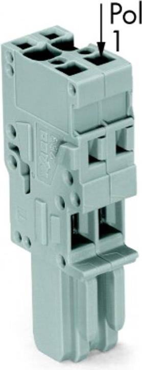 Produktbild Wago 1 Conductor Female Plug, 4 Pole Grey (Diverse)
