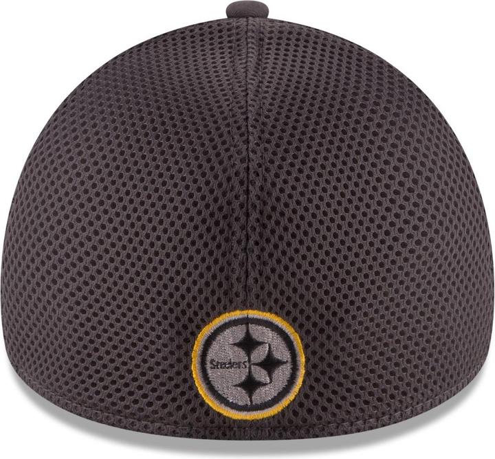 Actual product image New Era 39Thirty Stretch Mesh Cap - Pittsburgh Steelers - M/ (M/L)