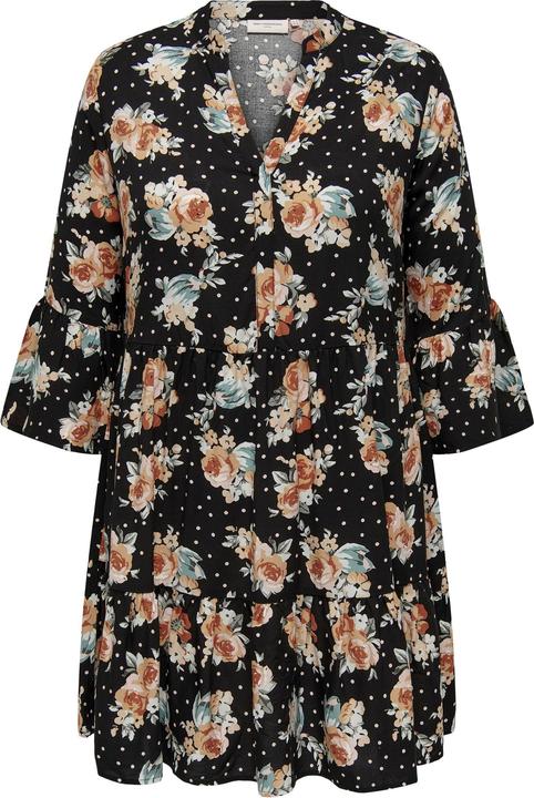 Image du produit Only Robe curvy à manches 3/4 en viscose (42)
