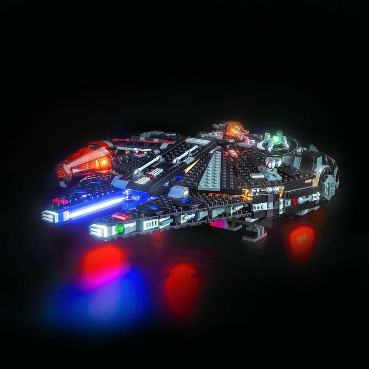Kit di luci telecomando per Lego 75382 TIE Interceptor (non Lego), set di illuminazione a LED per Lego TIE Interceptor giocattolo creativo