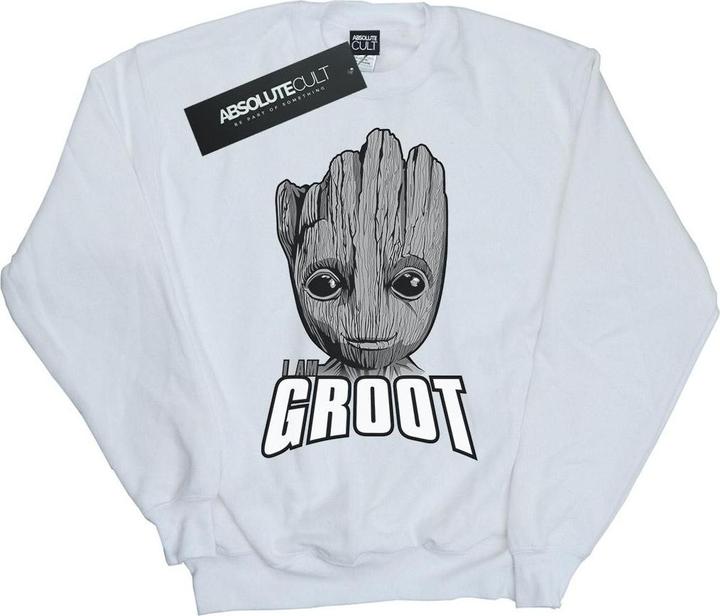 Image du produit - Sweat GUARDIANS OF THE GALAXY GROOT FACE - Fille (152, 158)