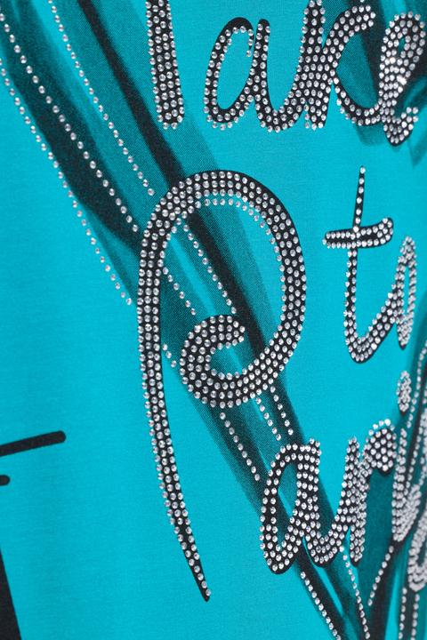 Produktbild Miamoda T-Shirt, Komfort Fit, Paris/Herz-Druck, elastischer Saum (46)