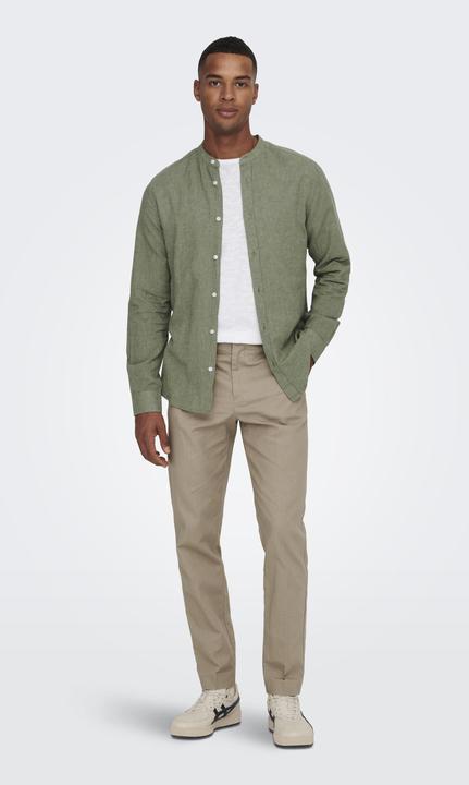 Immagine prodotto Only & Sons Onscaiden Ls Solid Linen Mao Noos (M)