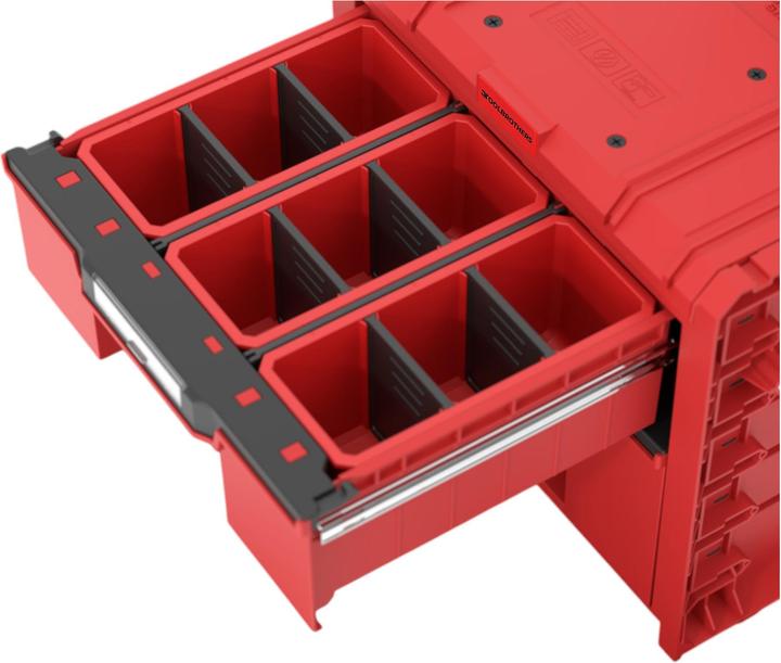 Produktbild Tool Brothers Toolbrothers RHINO L Drawer 2 Cart Plus Ultra Werkzeugkoffer auf Rädern 520 x 415 x 660 mm 9,5 l 12