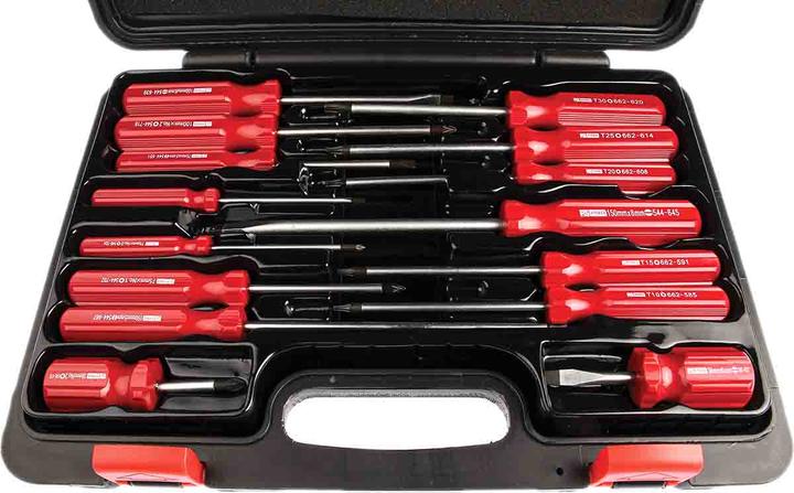 Produktbild RS PRO 15-teil Schraubendreher-Set (Schlitz)