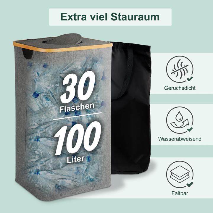 Produktbild Relaxdays Pfandflaschen-Sammelbehälter (100 l)
