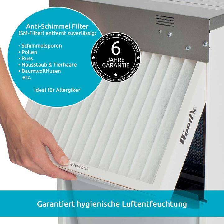 Produktbild Wood's SW42FM (190 m², 25.50 l/24h)