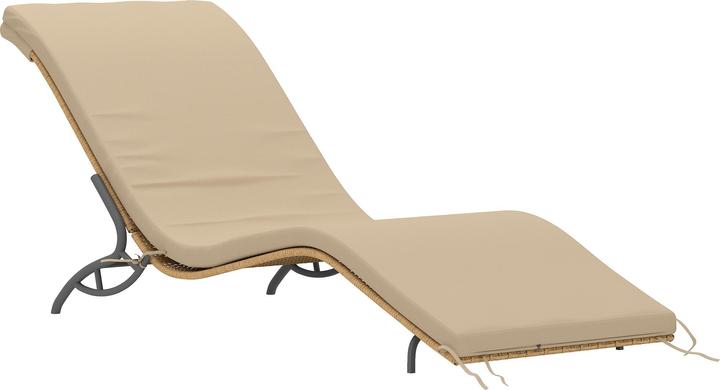 Outsunny Sonnenliege Stahl, Oxford-Gewebe Blau - buy at Galaxus