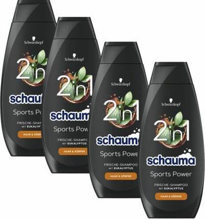 Image du produit Schwarzkopf Shampooing Sports Power 400 ml (400 ml, Shampoing liquide)