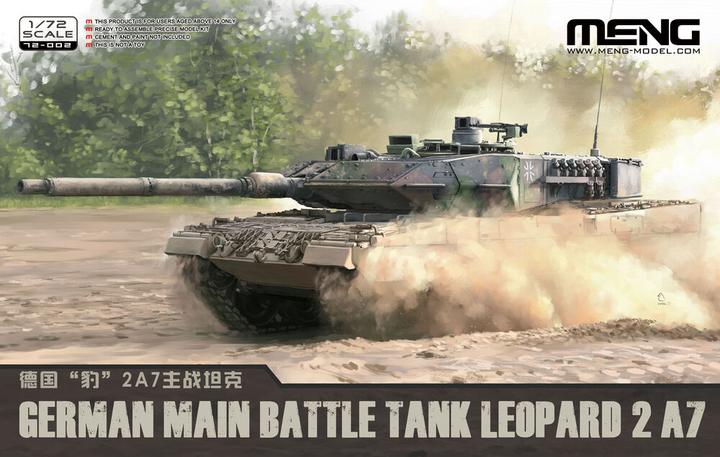 Actual product image Meng-Model German Main Battle Tank Leopard 2 A7