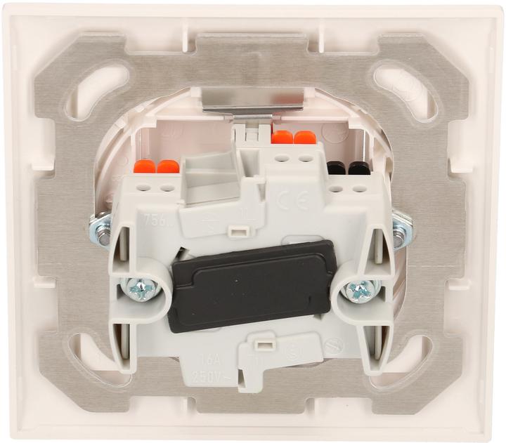 Produktbild Feller EdizioDue Doppel-Druckschalter Schema 3+3
