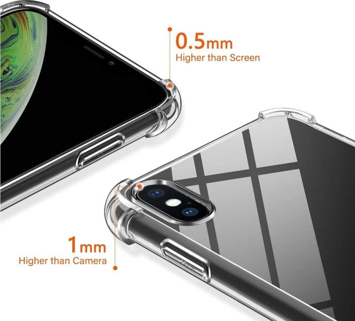 Produktbild Screenguard Apple iPhone XS Max Hülle Crystal Soft Airbag Bumper (Apple iPhone XS Max)