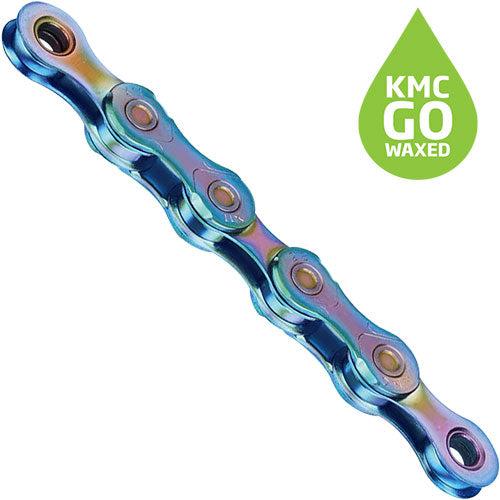 Actual product image KMC X11 Waxed - Aurora Blue (11-speed)