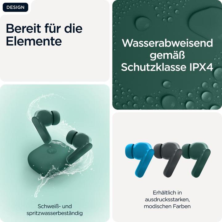 Produktbild Motorola Moto Buds Bass (ANC, 9 h, Kabellos)