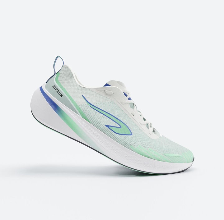 Immagine prodotto Kiprun Laufschuhe Herren - Cushion 500 weiss/grün (46)
