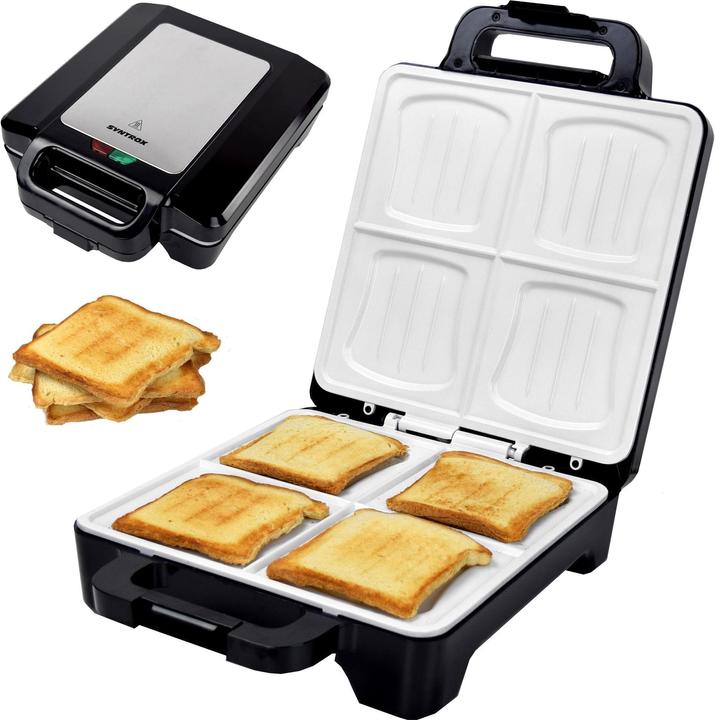 Actual product image Syntrox XLC Shell Sandwich Maker