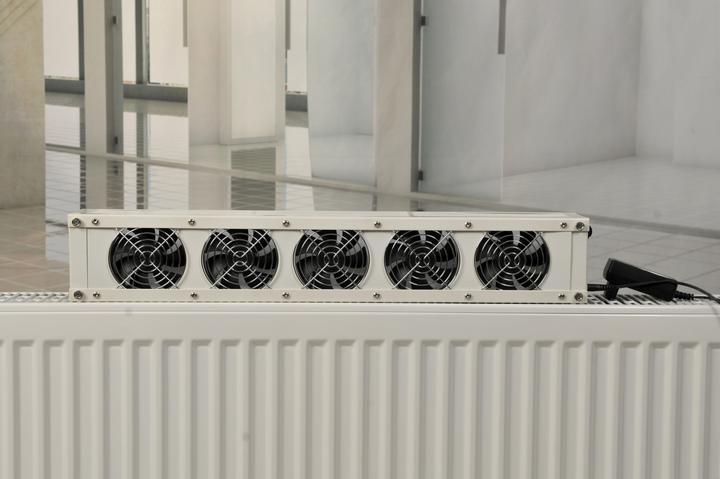 Actual product image Dusbad Lumair 50 heating air amplifier / fan - for room sizes up to 35 m2 - Suitable for all standard (3 W)