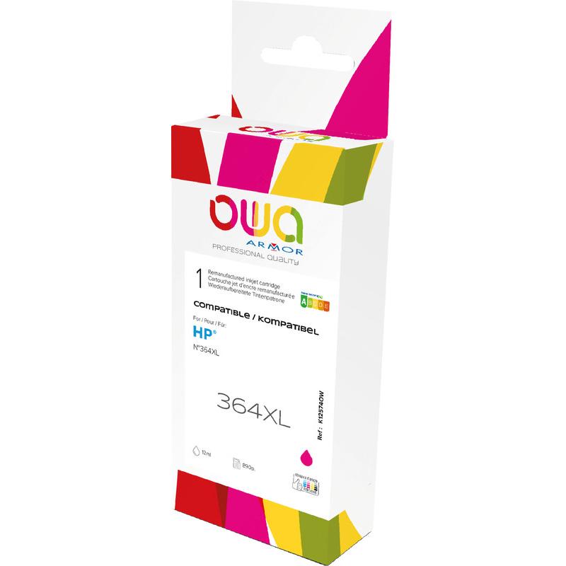 Armor OWA, Druckerpatrone, K12574OW - Kompatibel - Tinte auf Pigmentbasis - Magenta - HP - Kombi-Packung - (M)