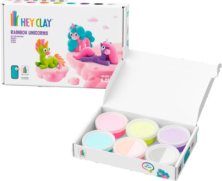 Image du produit TM Toys Hey Clay Licorne set 6 pots, d/e